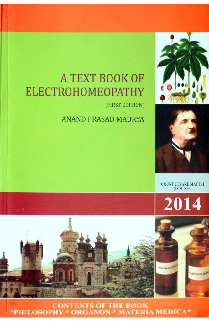 A Textbook of Electro homeopathy