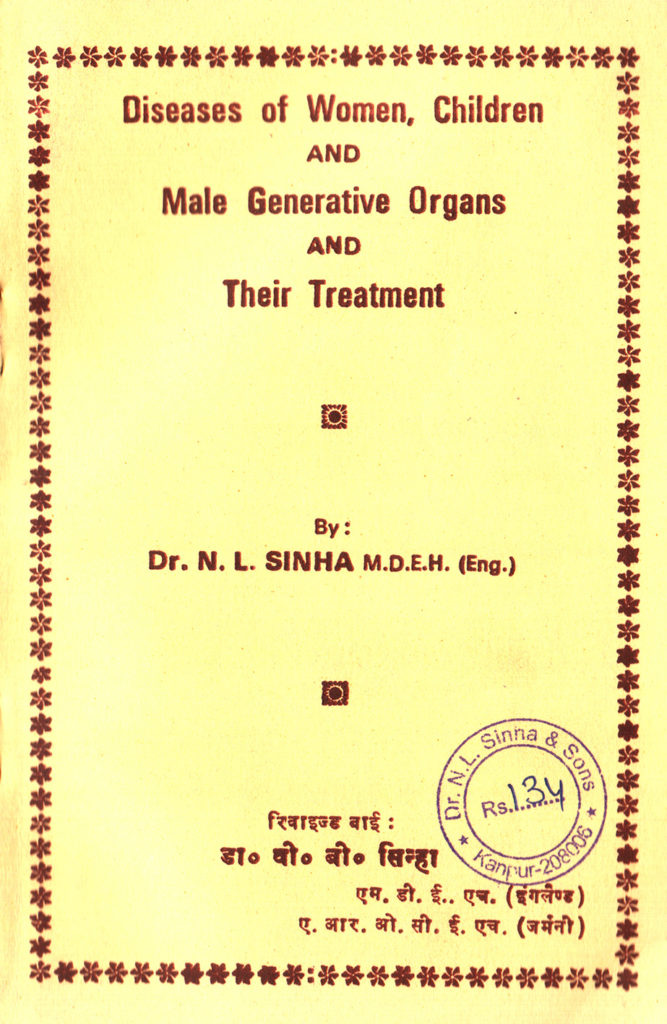 Diseases of woman, child & male generative organs & their treatment