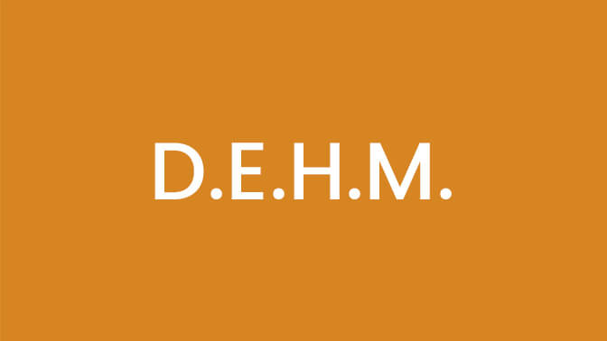 D.E.H.M. <span>(Diploma in Electropathy Medicine)</span>